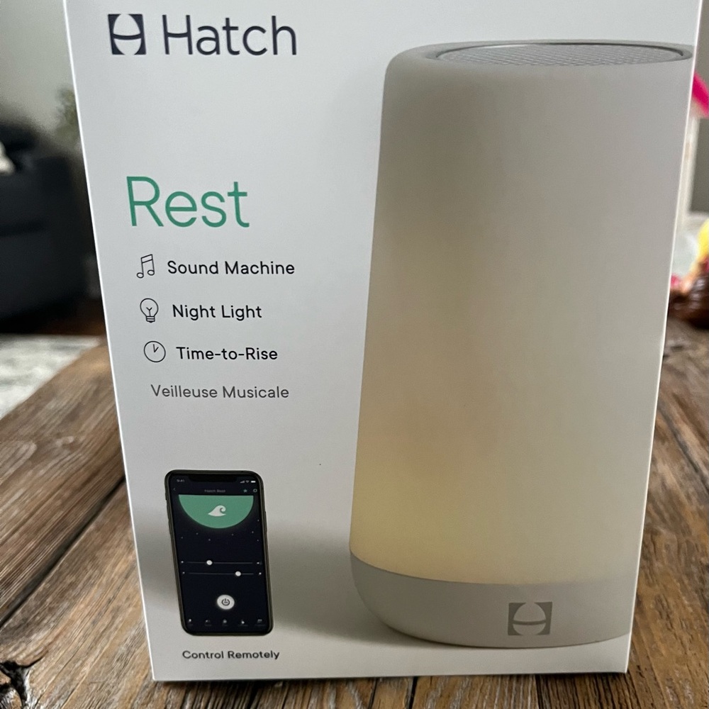 Hatch Rest Sound Machine with Bluetooth capabilities.